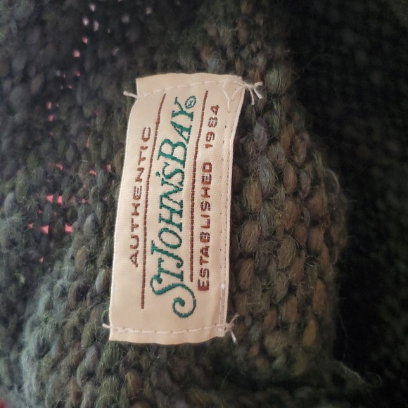 Authentic St John's Bay variegated knit mock neck sweater Vintage 90's - Picture 7 of 8